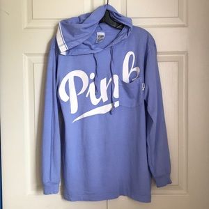 VS PINK Purple Hoodie tee XS